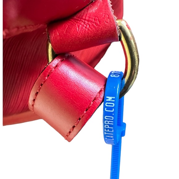 LOUIS VUITTON EPI LEATHER LARGE NOE RED - Picture 4 of 8